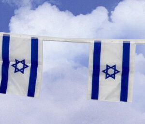 שרשרת 40 דגלי בד 25 מטר 30X45