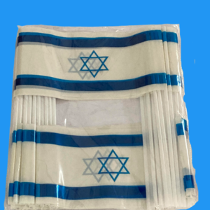 דגל פלסטיק (50 יח") 12.5X25