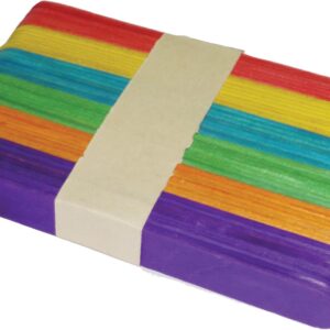 מקלות רופא צבעוני 50 יחידות